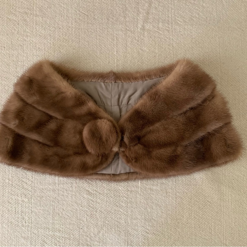 Vintage Brown Fur Stole